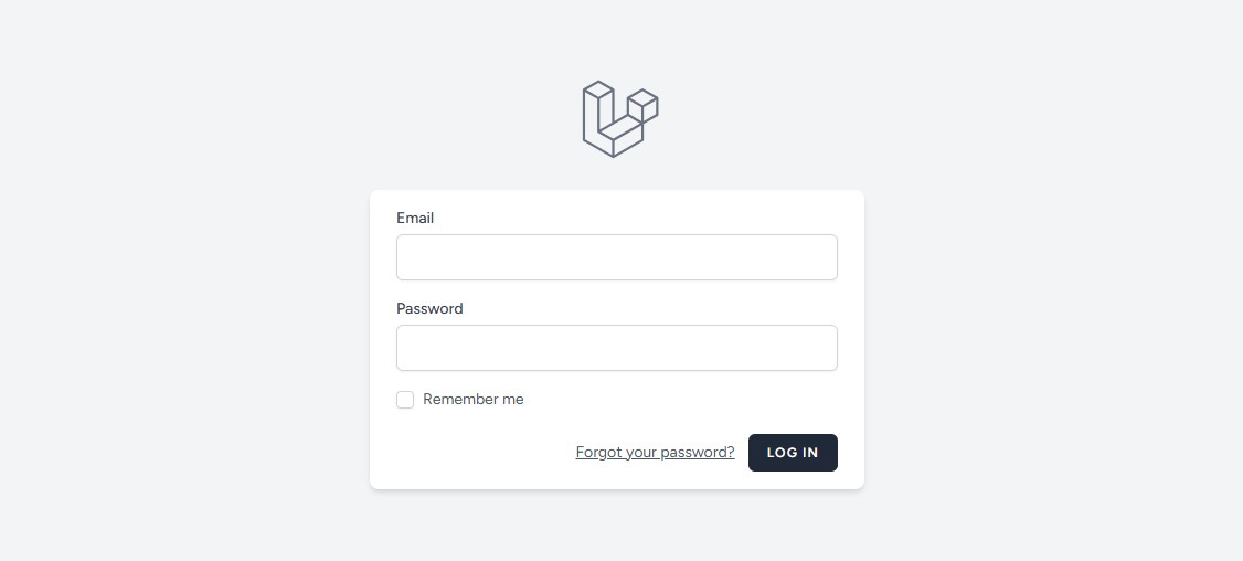 Laravel Admin Panel Project